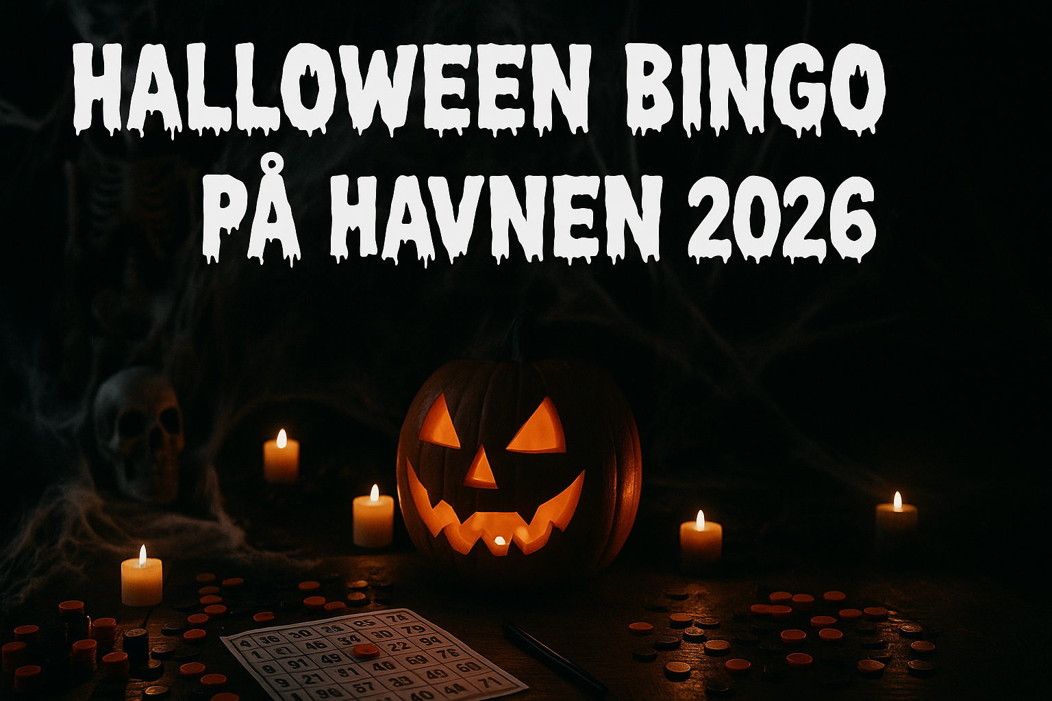 Halloween Bingo på havnen 2026