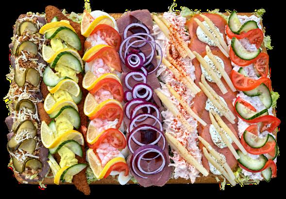 Smørrebrød,fiske eller weekends planker