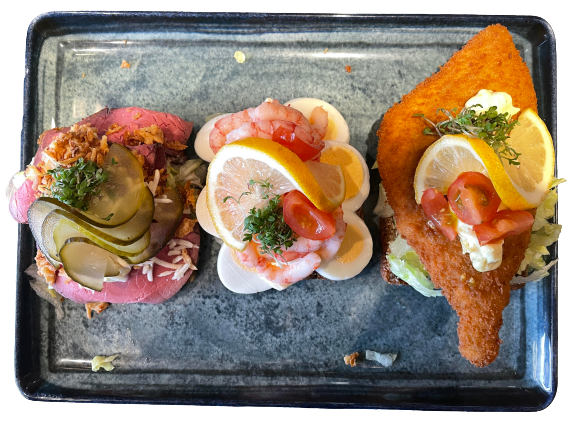 Nytårs natmad Luksus Smørrebrød 2024